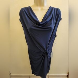 London Times Cowl Neck Dress